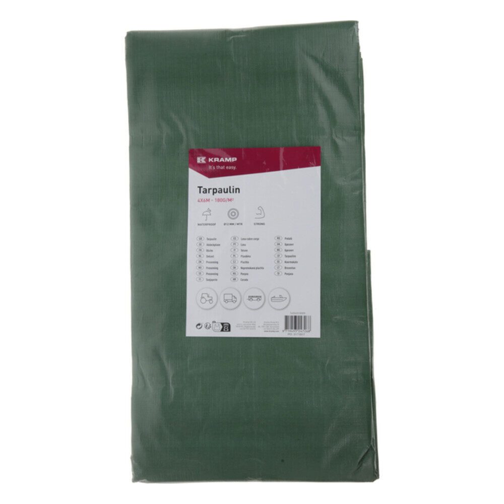 Brezents 5x8 m 120 g/m² sudraba