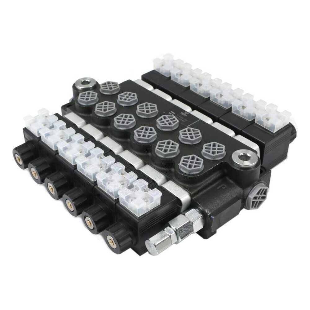 Hidrodalītājs 6 sekcijas 40L/min elektriski vadāms