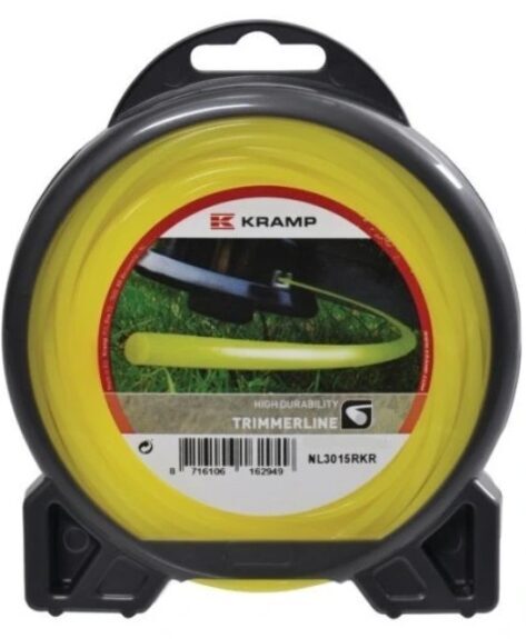 Trimera aukla Ø 2,4 mm 15 m apaļa dzeltena Kramp