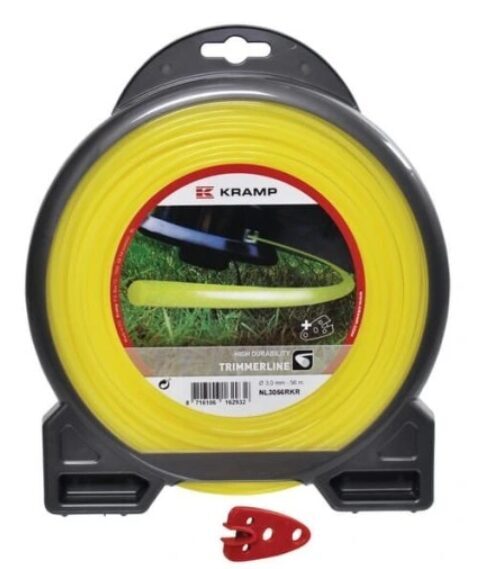 Trimera aukla Ø 2,4 mm 88 m apaļa dzeltena Kramp