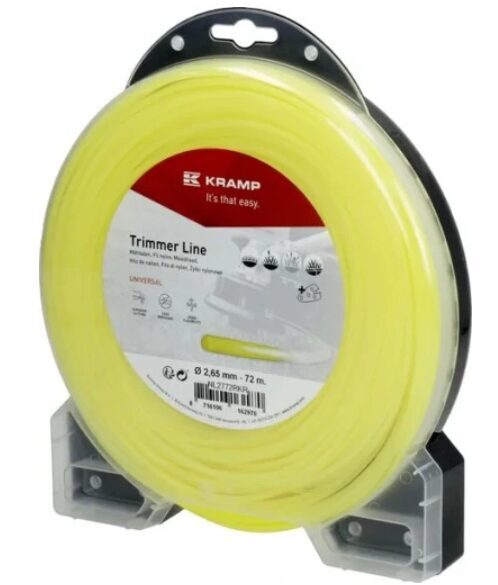 Trimera aukla Ø 2,65 mm 72 m apaļa dzeltena Kramp