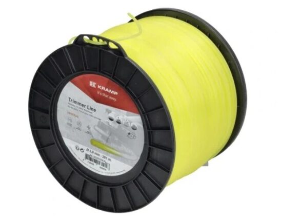 Trimera aukla Ø 3 mm 281 m apaļa dzeltena Kramp