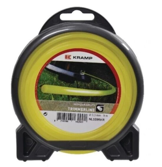 Trimera aukla Ø 3,3 mm 9 m apaļa dzeltena Kramp