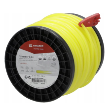Trimera aukla Ø 4 mm 32 m apaļa dzeltena Kramp