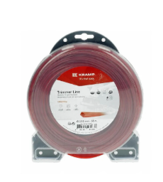 Trimera aukla Ø 2,65 mm 55 m kvadrātveida sarkana Kramp