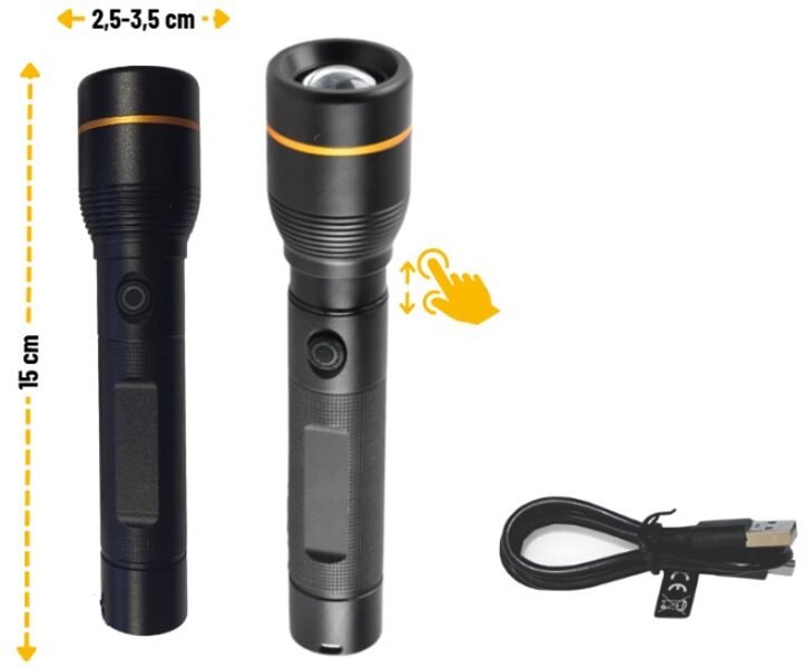 Uzlādējams LED gaismas lukturis LAT-KMR20