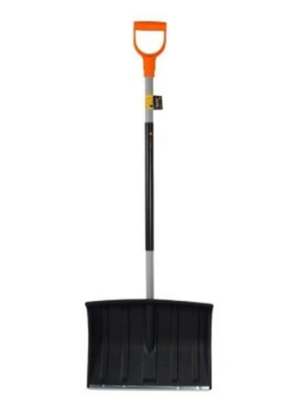 Sniega lāpsta ar metāla kātu - melna, TEGER