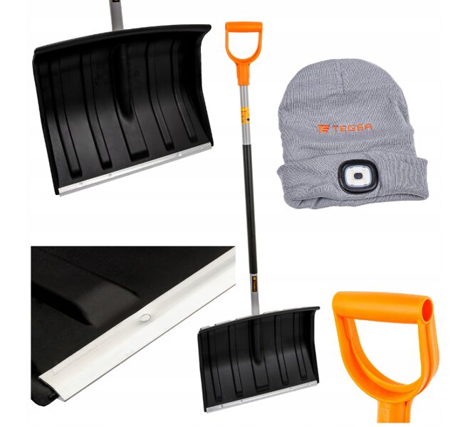 Ziemas komplekts (Sniega lāpsta ar metāla rokturi,+ cepure), TEGER