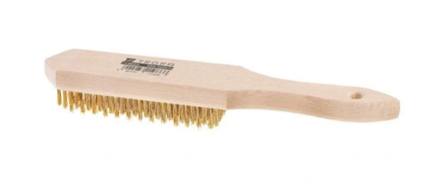 Drāšu birste rūsai PREMIUM - misiņa stieple, 5 rindas, TEGER MISZ015