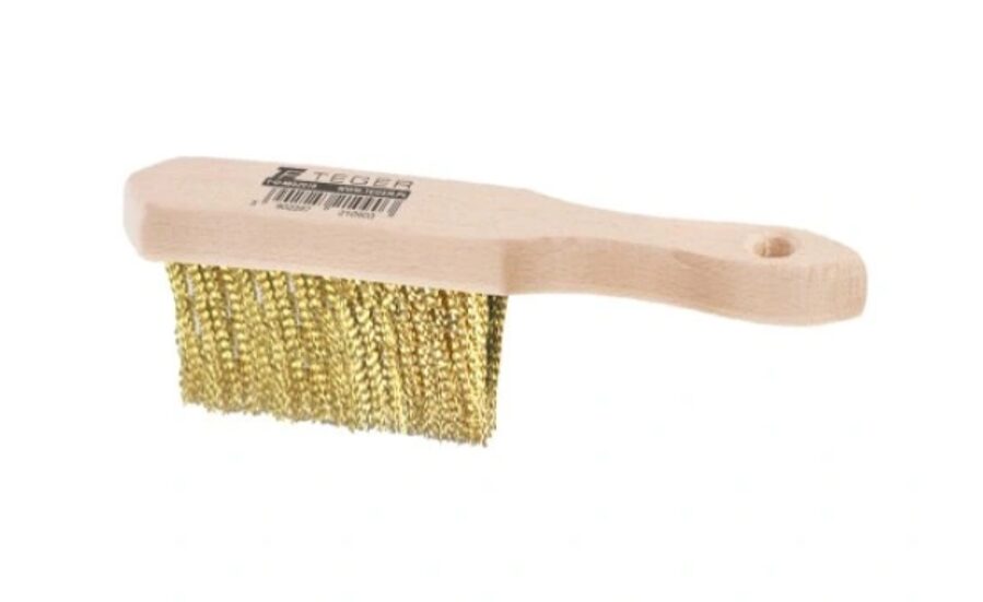 Drāšu birste PREMIUM - misiņa stieple, 3 rindas, TEGER MISZ019