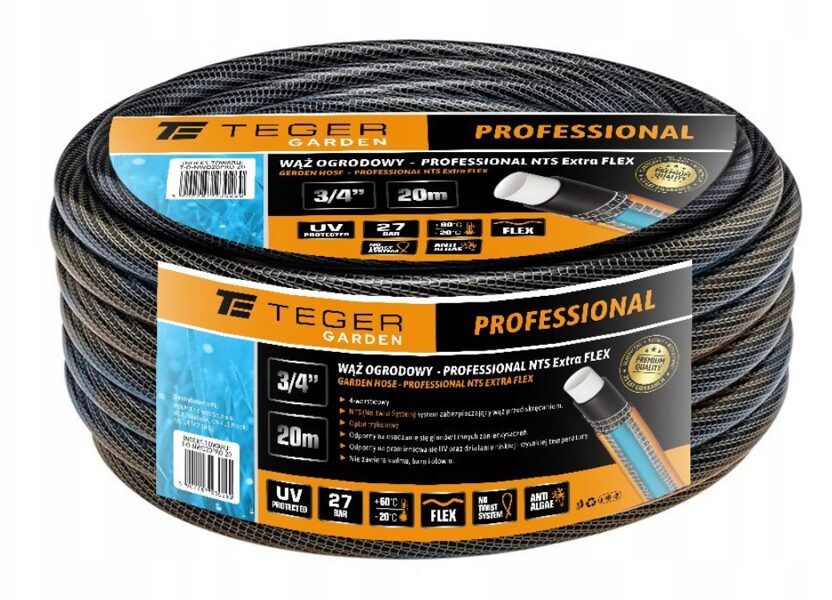 Šļūtene PROFESSIONAL- NTS EXTRA FLEX, 3/4", 20m, TEGER