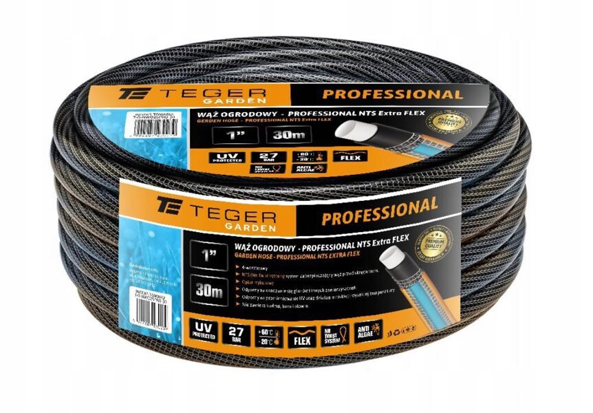 Šļūtene PROFESSIONAL- NTS EXTRA FLEX, 1", 30m, TEGER