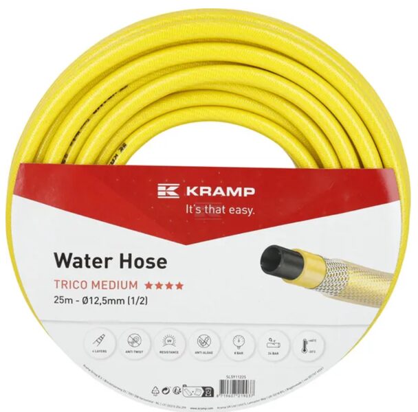 Dārza šļūtene, 1/2" 25 m Trico-Medium, KRAMP